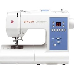 Singer Confidence 7465 Sewing Machine - Elegant White Design, Perfect for All Your Sewing Projects!